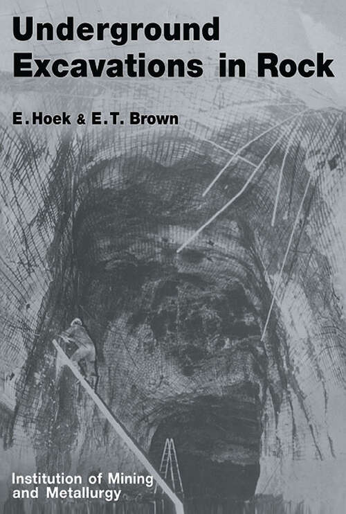 Book cover of Underground Excavations in Rock (1)