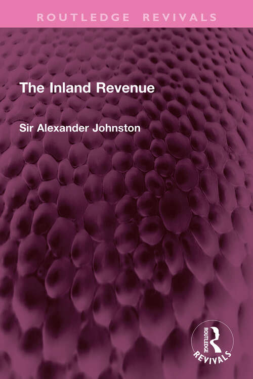 Book cover of The Inland Revenue (Routledge Revivals)