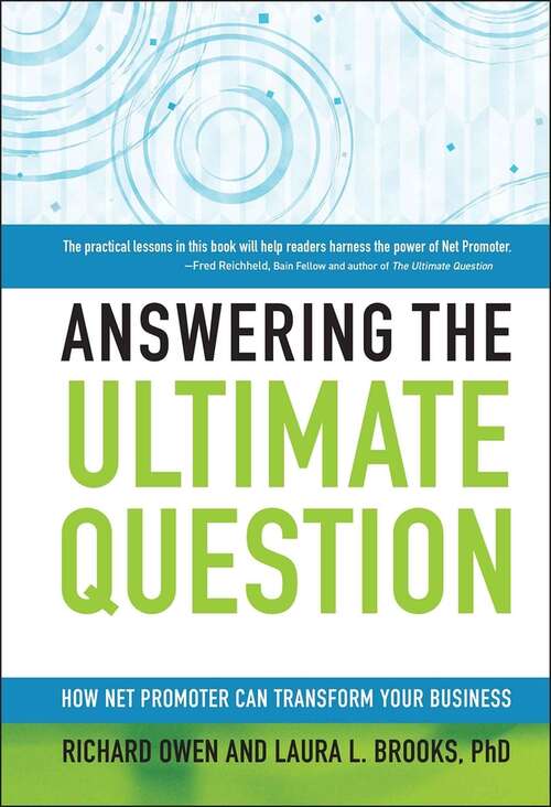 Book cover of Answering the Ultimate Question