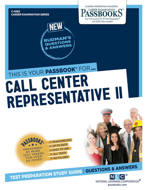 Book cover of Call Center Representative II: Passbooks Study Guide (Career Examination Series)