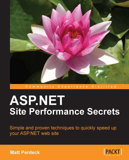 Book cover of ASP.NET Site Performance Secrets