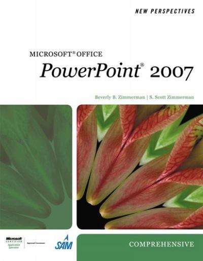 Book cover of New Perspectives on Microsoft® Office PowerPoint® 2007: Comprehensive