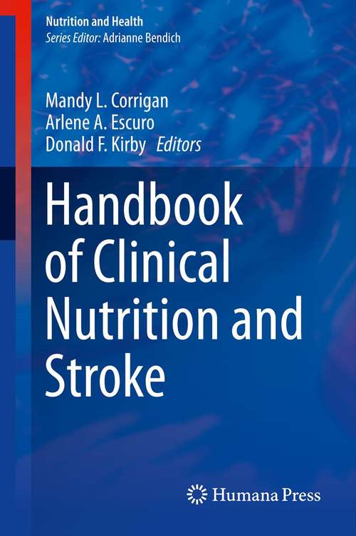 Book cover of Handbook of Clinical Nutrition and Stroke