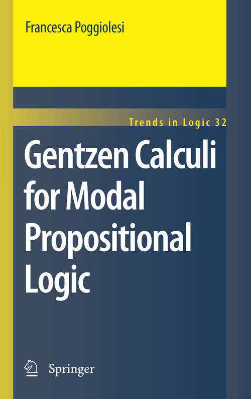 Book cover of Gentzen Calculi for Modal Propositional Logic