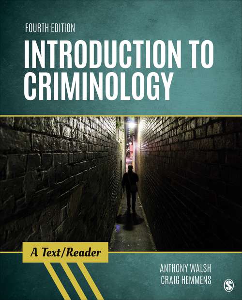 Book cover of Introduction to Criminology: A Text/Reader (Fourth Edition)