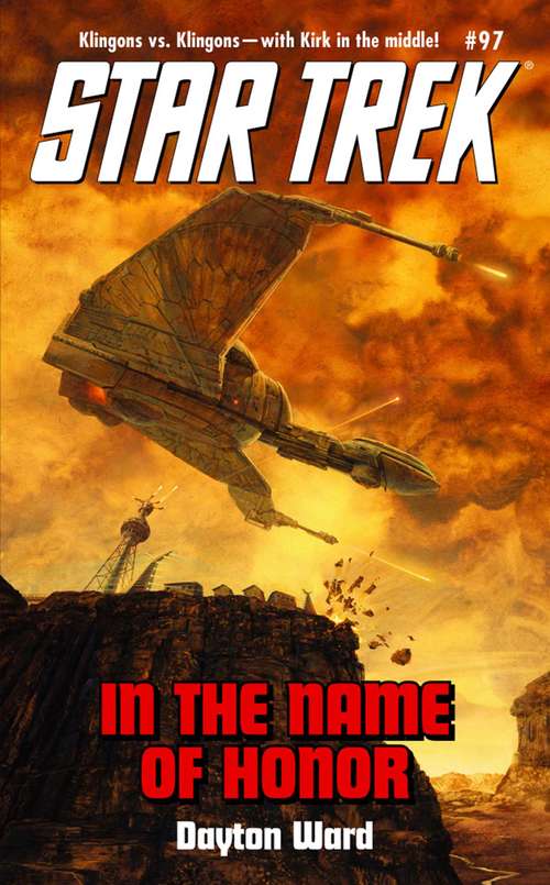 Book cover of In The Name Of Honor: Star Trek The Original Series