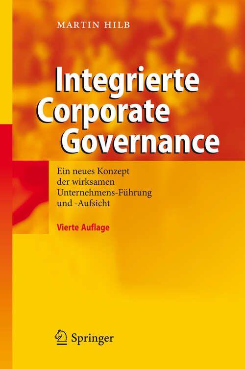 Book cover of Integrierte Corporate Governance