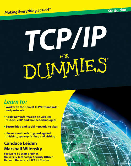 Book cover of TCP/IP For Dummies, 6th Edition