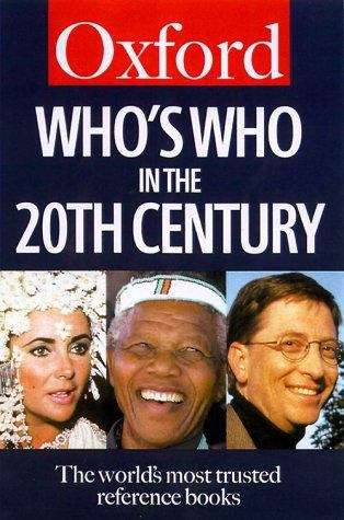 Who's Who in the Twentieth Century