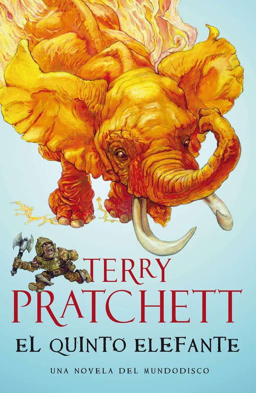 Book cover of El quinto elefante (Mundodisco #24)