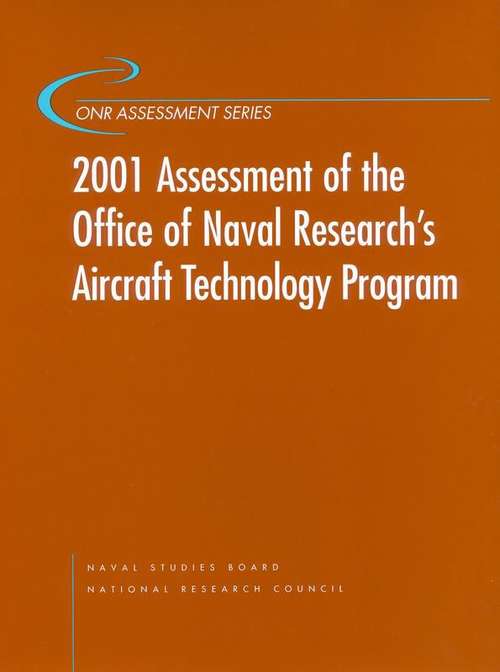 Book cover of 2001 Assessment of the Office of Naval Research's Aircraft Technology Program