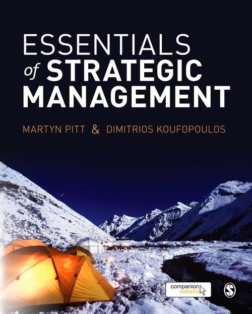 Book cover of Essentials of Strategic Management