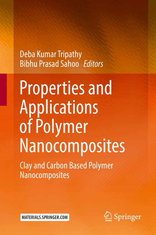 Book cover of Properties and Applications of Polymer Nanocomposites