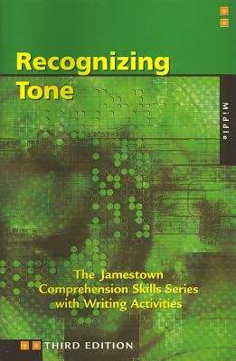 Book cover of Recognizing Tone: The Jamestown Comprehension Skills Series with Writing Activities, Third Edition (3)