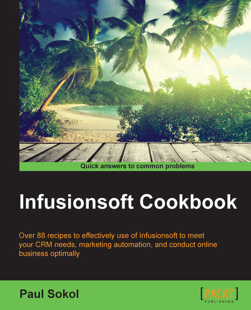 Book cover of Infusionsoft Cookbook