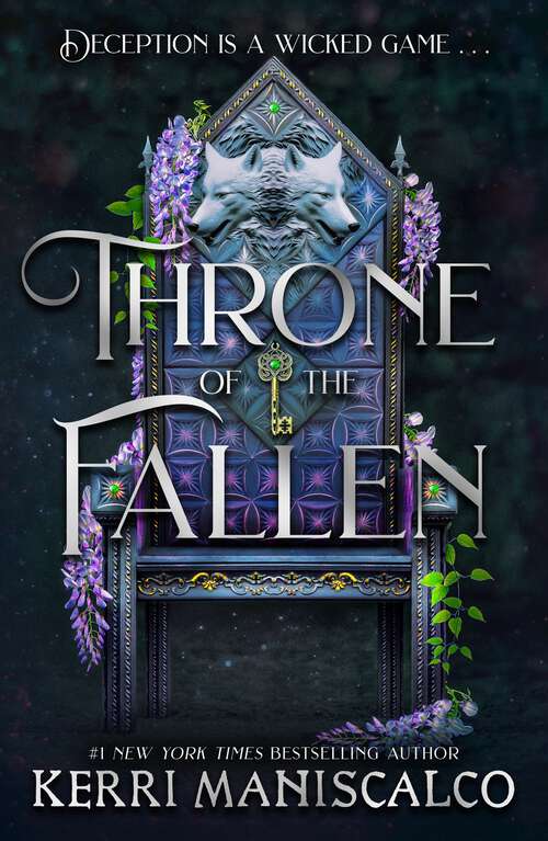 Book cover of Throne of the Fallen: the seriously spicy and addictive romantasy from the author of Kingdom of the Wicked (A Prince of Sin #6)
