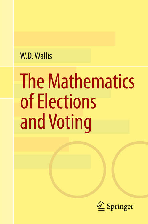 Book cover of The Mathematics of Elections and Voting