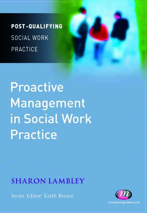 Book cover of Proactive Management in Social Work Practice