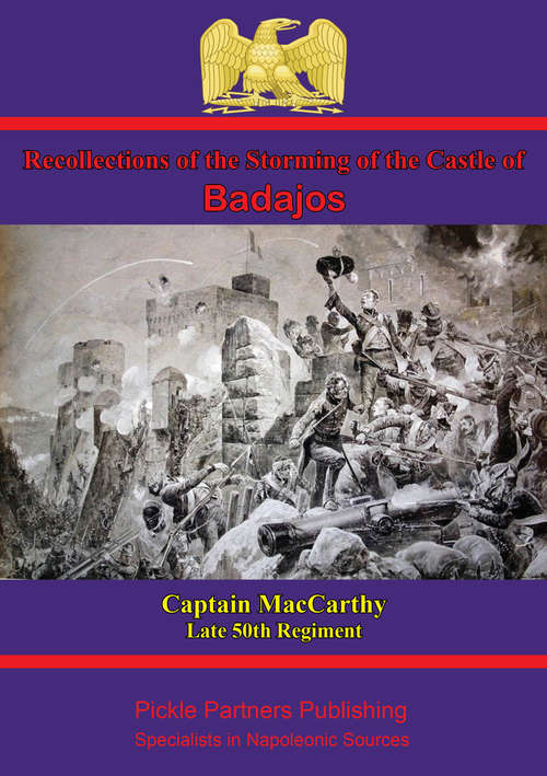Book cover of Recollections Of The Storming Of The Castle Of Badajos