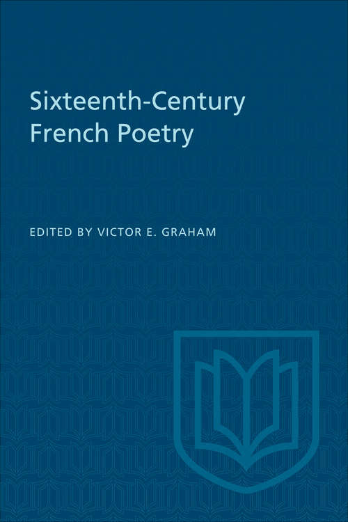 Book cover of Sixteenth-Century French Poetry