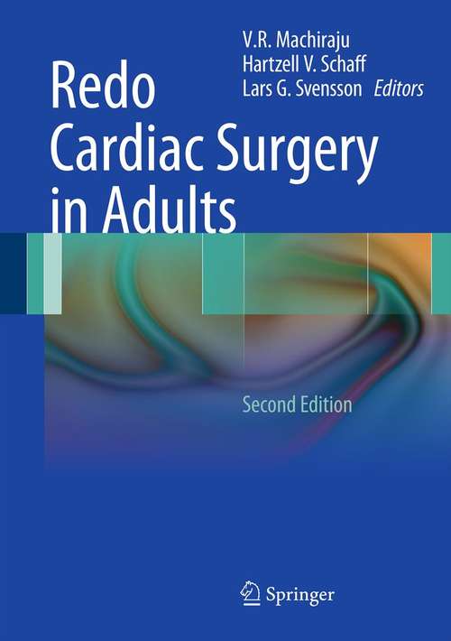 Book cover of Redo Cardiac Surgery in Adults