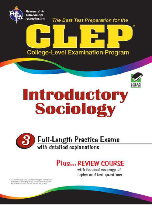 Book cover of CLEP Introductory Sociology