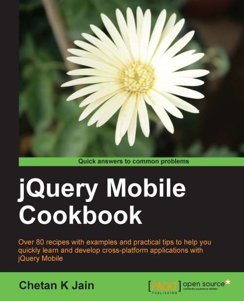 Book cover of jQuery Mobile Cookbook