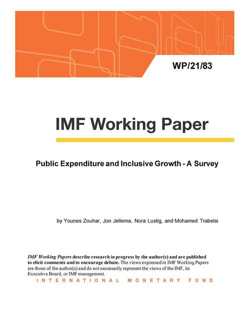 Book cover of Public Expenditure and Inclusive Growth - A Survey (Imf Working Papers)