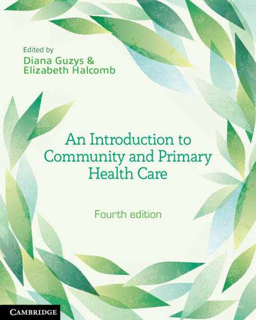 Book cover of An Introduction to Community and Primary Health Care (4)