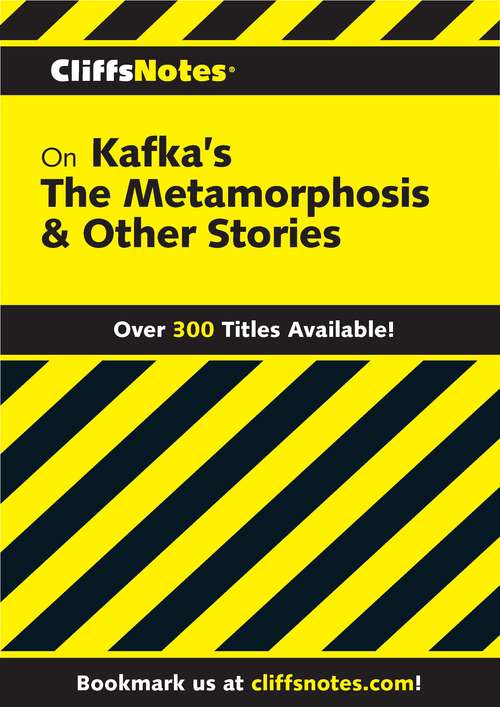 Book cover of CliffsNotes on Kafka's The Metamorphosis & Other Stories