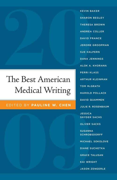 Book cover of The Best American Medical Writing 2009
