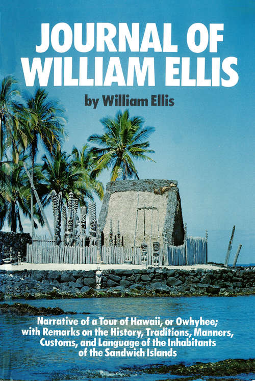 Book cover of Journal of William Ellis