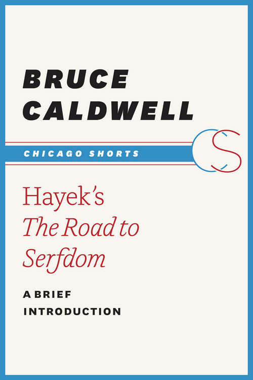Book cover of Hayek's The Road to Serfdom: A Brief Introduction