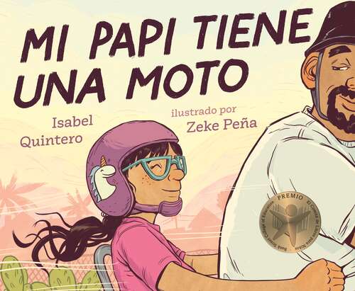 Book cover of Mi papi tiene una moto: Bilingual edition
