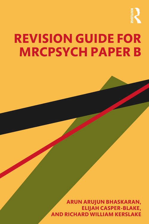 Book cover of Revision Guide for MRCPsych Paper B