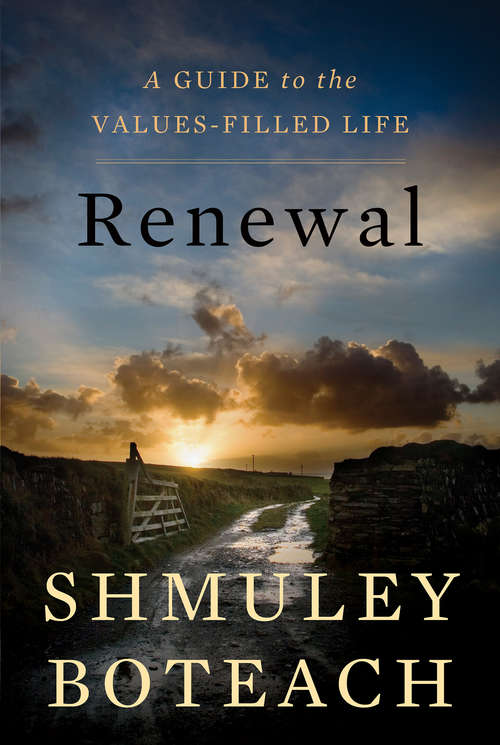 Book cover of Renewal: A Guide to the Values-Filled Life