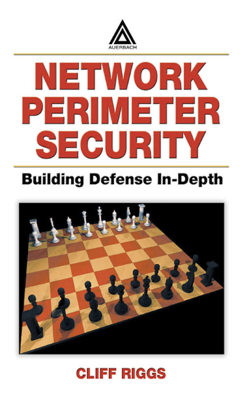 Book cover of Network Perimeter Security: Building Defense In-Depth