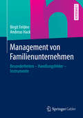 Management von Familienunternehmen