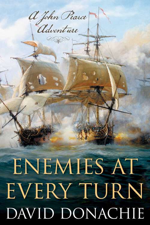 Book cover of Enemies at Every Turn: A John Pearce Adventure (John Pearce)