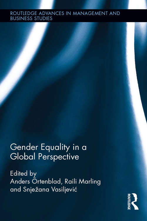 Book cover of Gender Equality in a Global Perspective (Routledge Advances in Management and Business Studies #68)