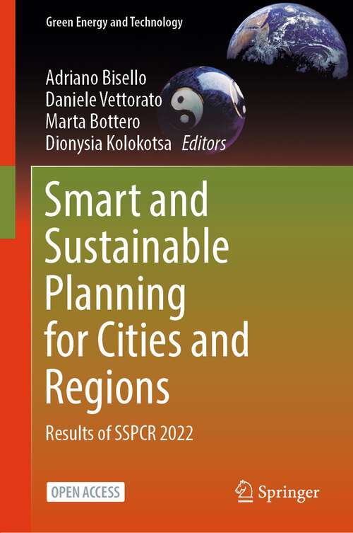 Book cover of Smart and Sustainable Planning for Cities and Regions: Results of SSPCR 2022 (1st ed. 2024) (Green Energy and Technology)
