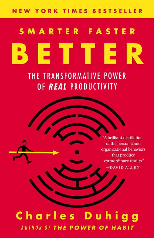 Book cover of Smarter Faster Better: The Secrets of Being Productive in Life and Business