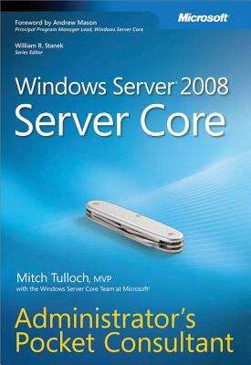 Book cover of Windows Server® 2008 Server Core Administrator's Pocket Consultant