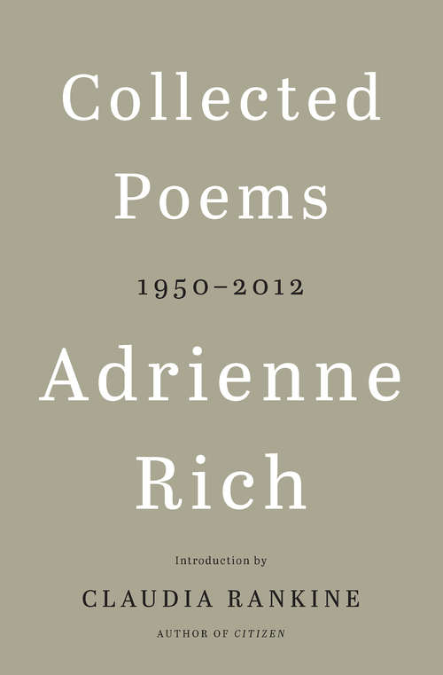 Book cover of Collected Poems: 1950-2012