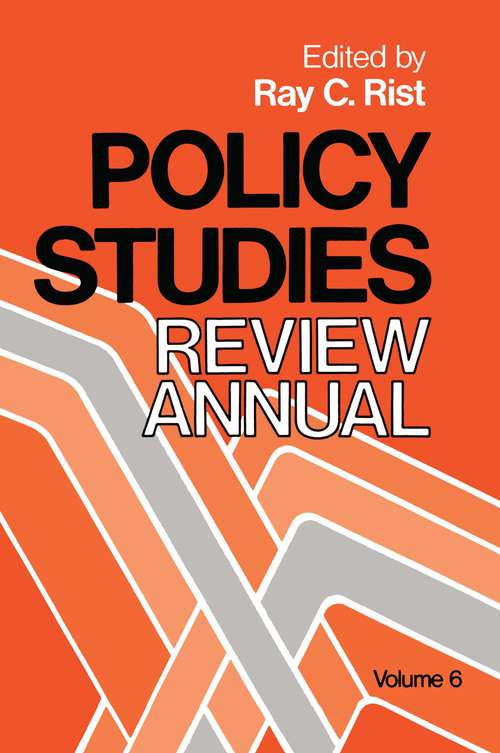 Policy Studies: Volume 6