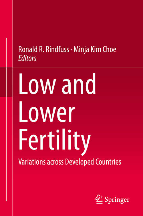 Book cover of Low and Lower Fertility