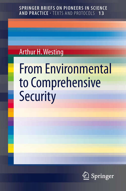 Book cover of From Environmental to Comprehensive Security