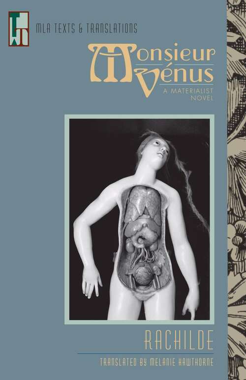 Book cover of Monsieur Vénus: A Materialist Novel (Texts and Translations #15)