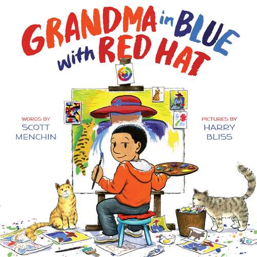 Book cover of Grandma In Blue With Red Hat
