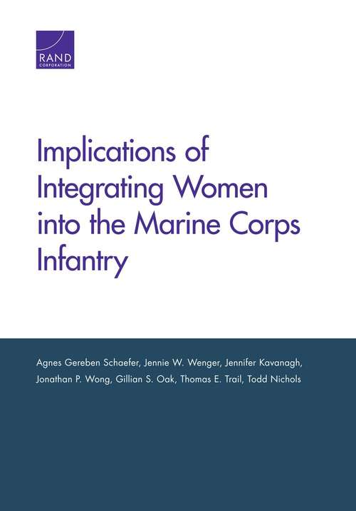 Implications of Integrating Women into the Marine Corps Infantry